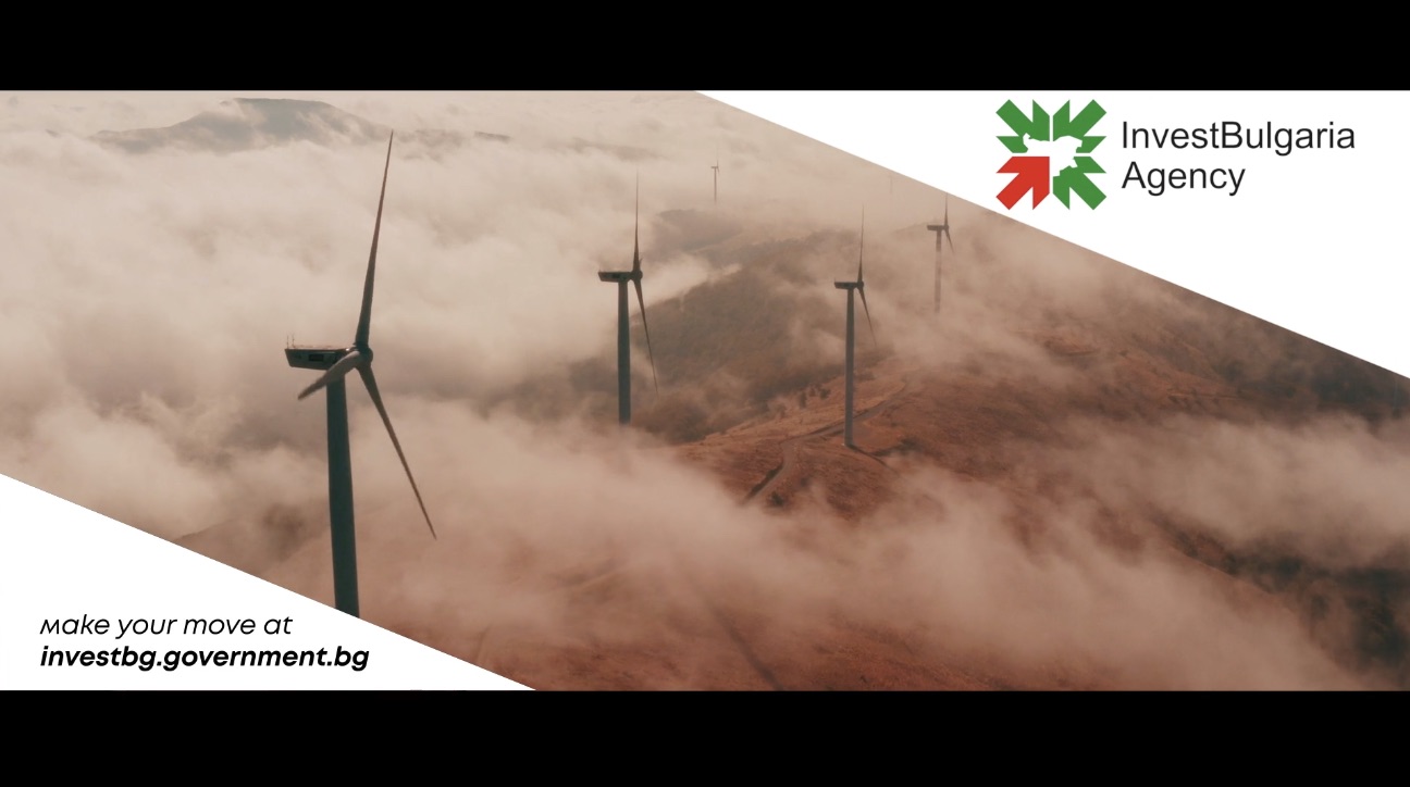 Strom Windmühlen in Bergen in Bulgarien